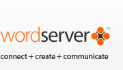 website software | wordserver logo > connect + create + communicate